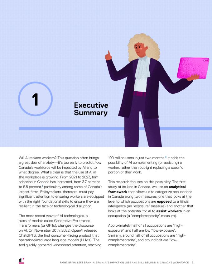 The Dais：2025年左脑、右脑、AI脑：人工智能对加拿大劳动力就业和技能需求的影响报告（英文版）_第6页