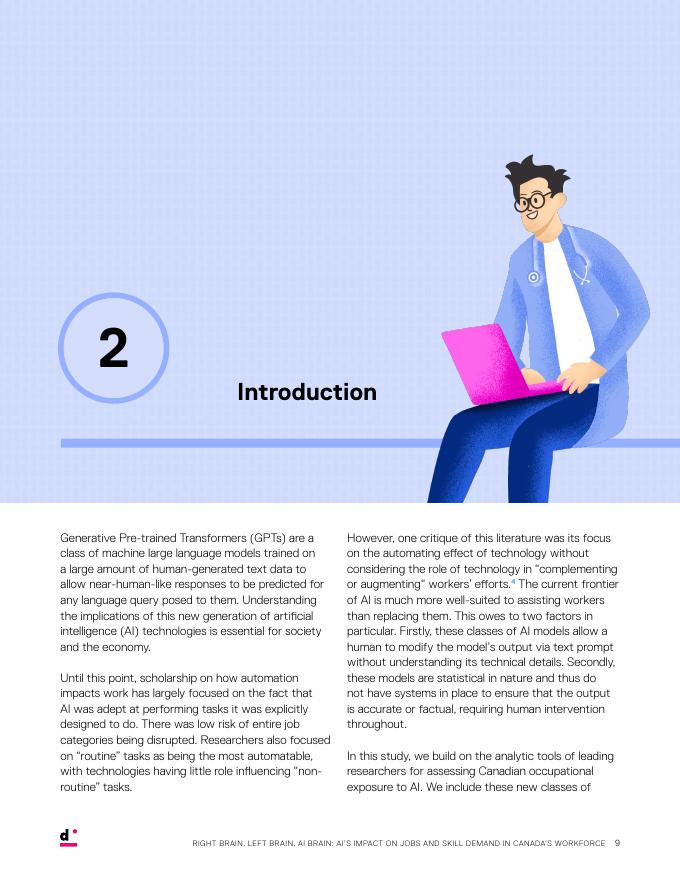The Dais：2025年左脑、右脑、AI脑：人工智能对加拿大劳动力就业和技能需求的影响报告（英文版）_第9页