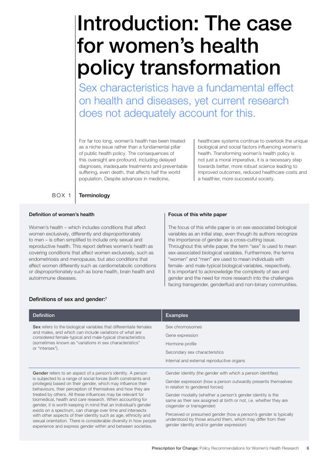 世界经济论坛：2025年变革处方：女性健康研究的政策建议报告（英文版）_第6页
