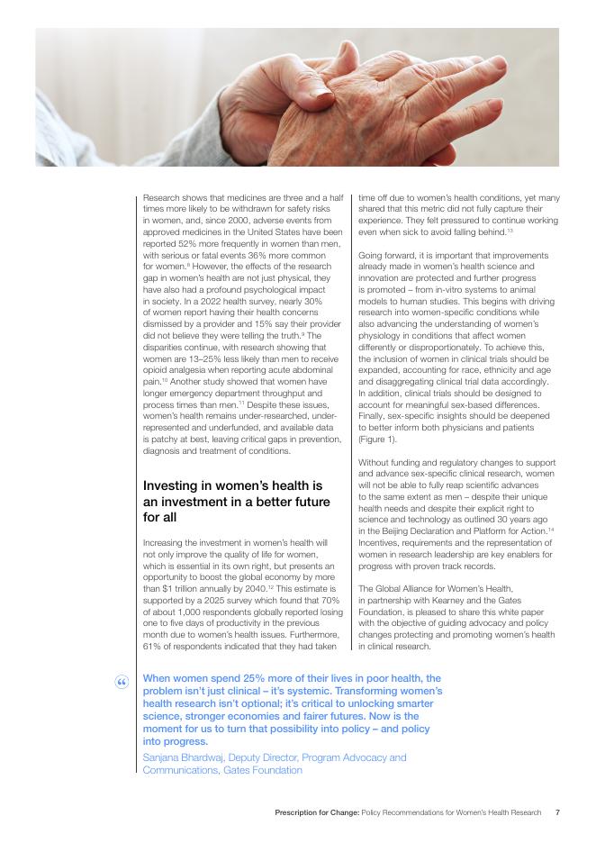 世界经济论坛：2025年变革处方：女性健康研究的政策建议报告（英文版）_第7页