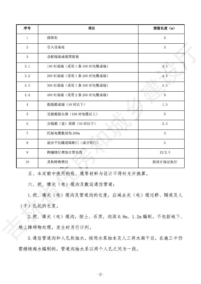 2024吉林省轨道交通工程计价定额 G.6 通信工程_第8页