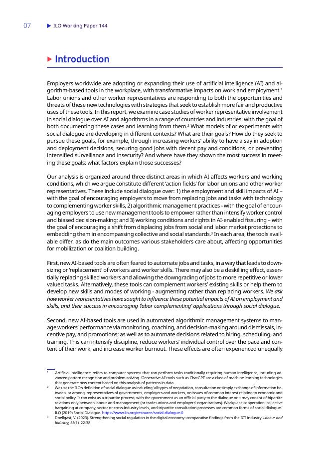 国际劳工组织（ILO）：2025年全球关于人工智能和算法管理的社会对话案例研究报告（英文版）_第10页