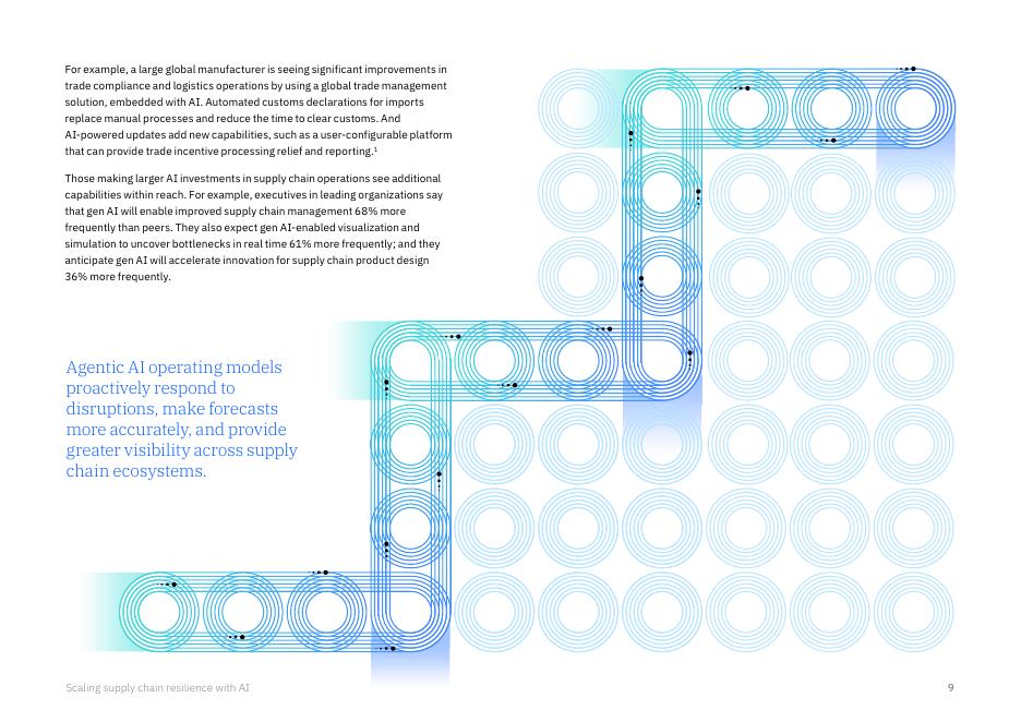 IBM：2025年人工智能助力供应链韧性提升：代理型AI赋能自主运营研究报告（英文版）_第9页