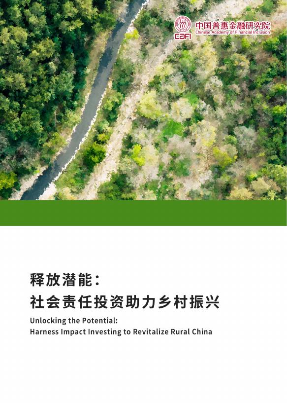 中国普惠金融研究院：2022年释放潜能：社会责任投资助力乡村振兴报告