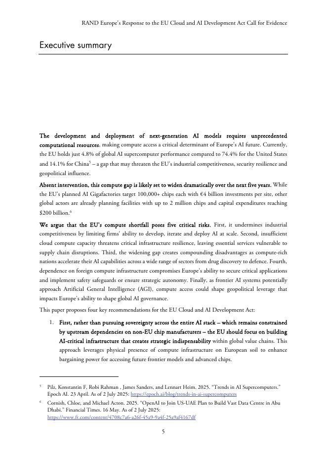 Rand兰德：2025年欧洲对欧盟云和人工智能发展法案的证据回应报告（英文版）_第7页