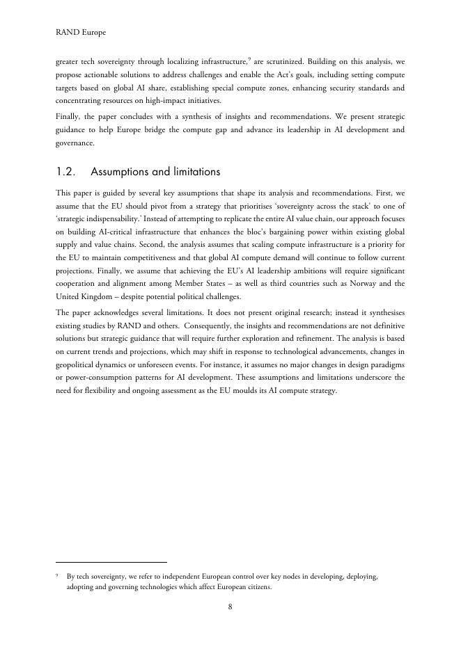 Rand兰德：2025年欧洲对欧盟云和人工智能发展法案的证据回应报告（英文版）_第10页