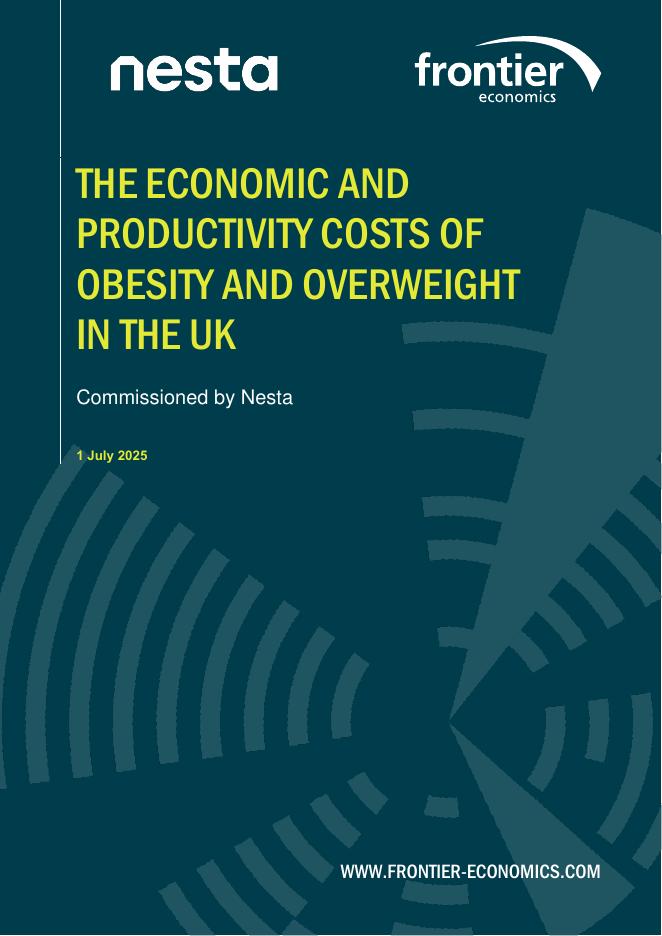 Nesta&frontier economics：2025年英国肥胖与超重问题的经济及生产力成本研究报告（英文版）