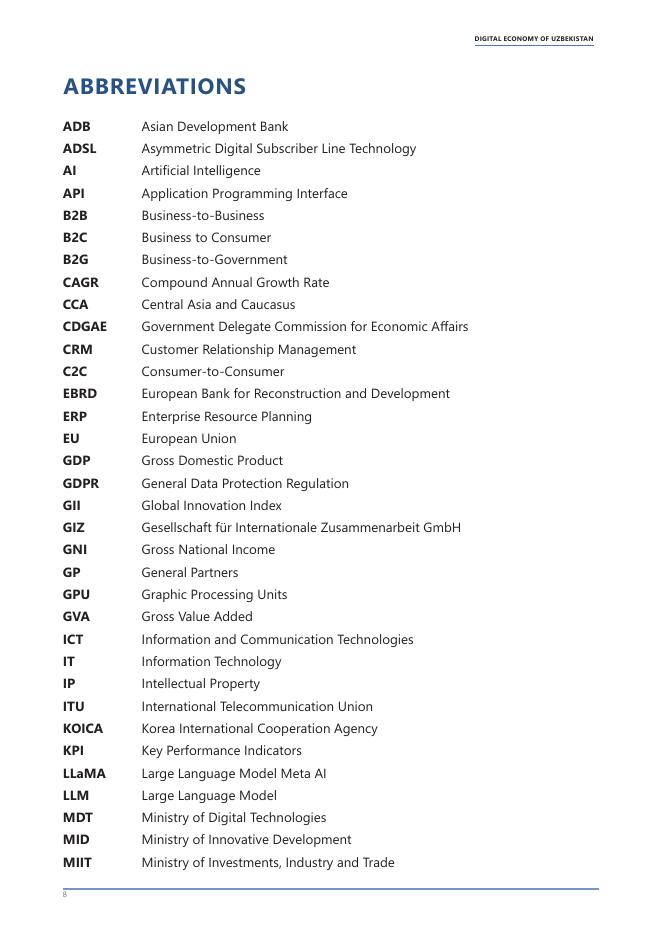 乌兹别克斯坦经济与财政部：2025年乌兹别克斯坦数字经济：数字创业与人工智能状况报告（英文版）_第8页