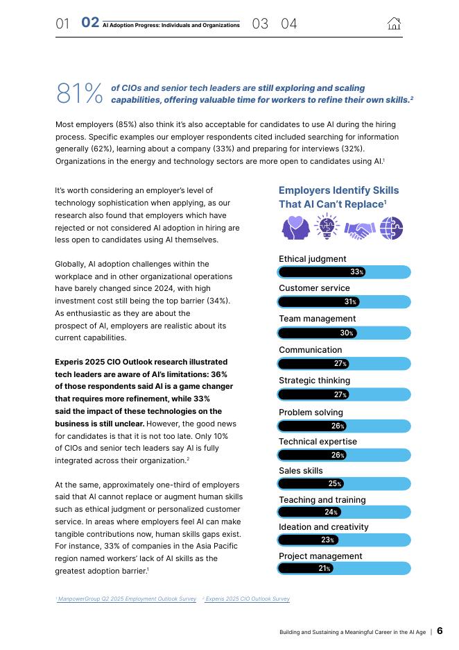 Experis：2025年迈向未来：人工智能时代有意义职业的构建与维系策略白皮书（英文版）_第6页