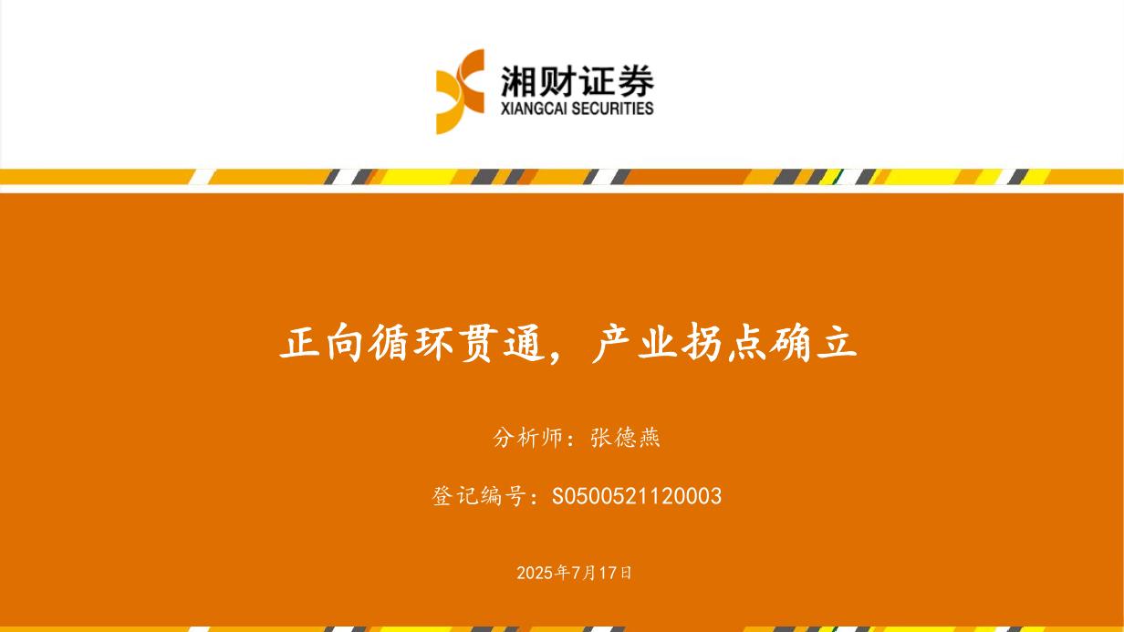 湘财证券：创新药——正向循环贯通，产业拐点确立海报