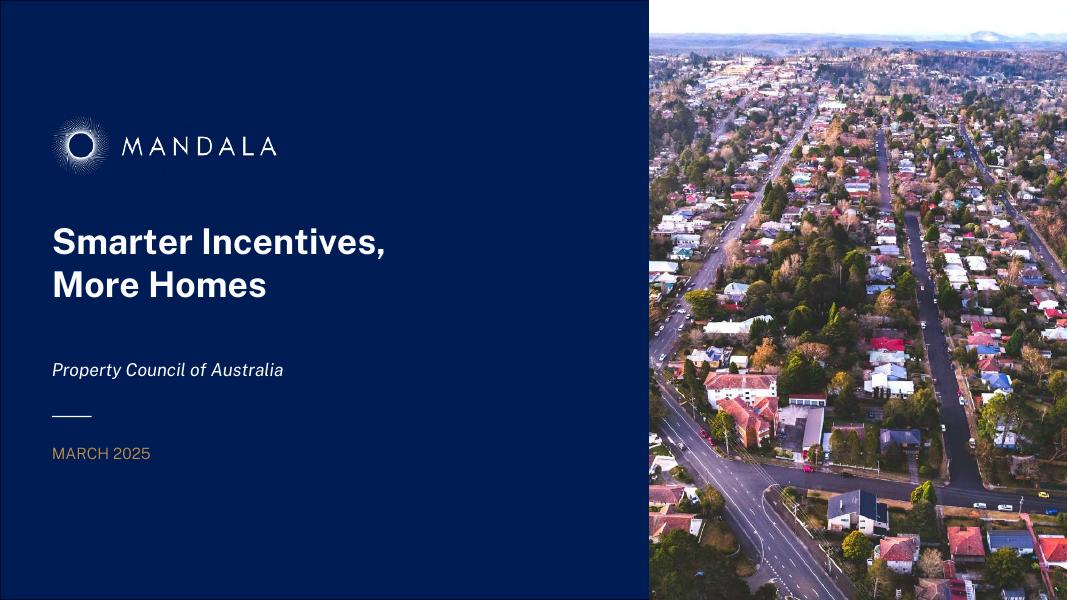Mandala Partners：2025年更聪明的激励措施，更多的房屋报告（英文版）海报