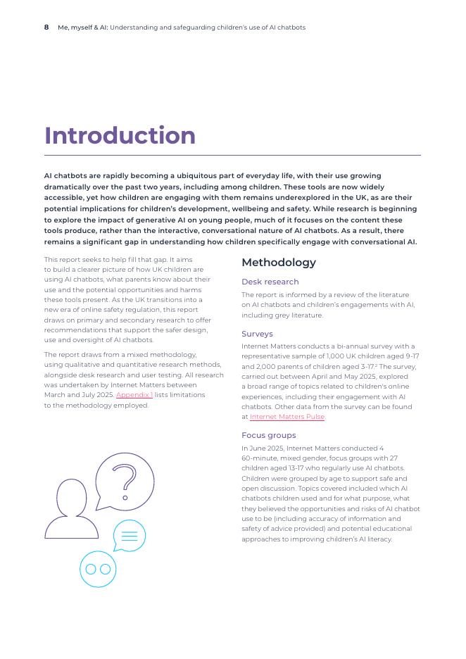 Internet Matters：2025年儿童使用AI聊天机器人现状、机遇、风险与保护建议报告（英文版）_第8页