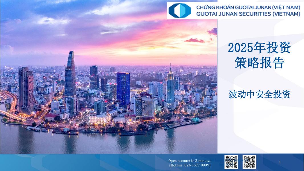 国泰君安证券越南：2025年投资策略报告-波动中安全投资