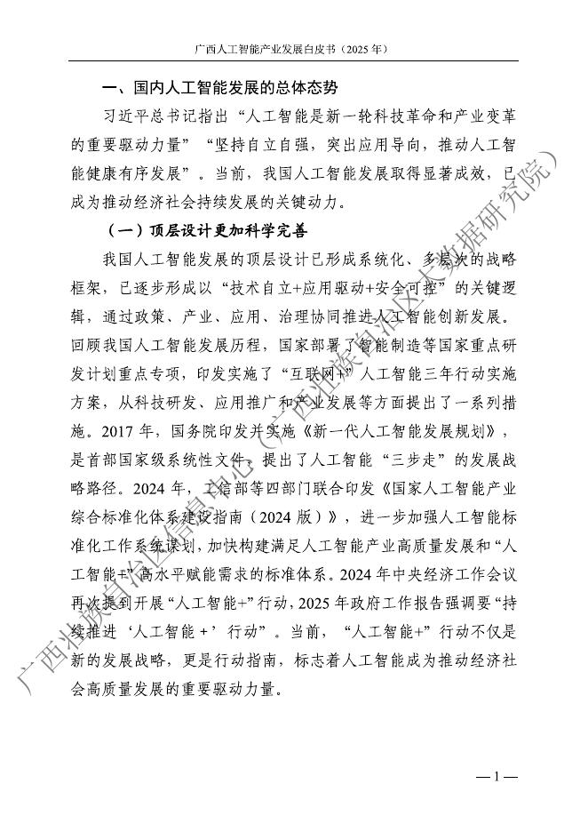 广西壮族自治区信息中心：广西人工智能产业发展白皮书（2025年）_第7页