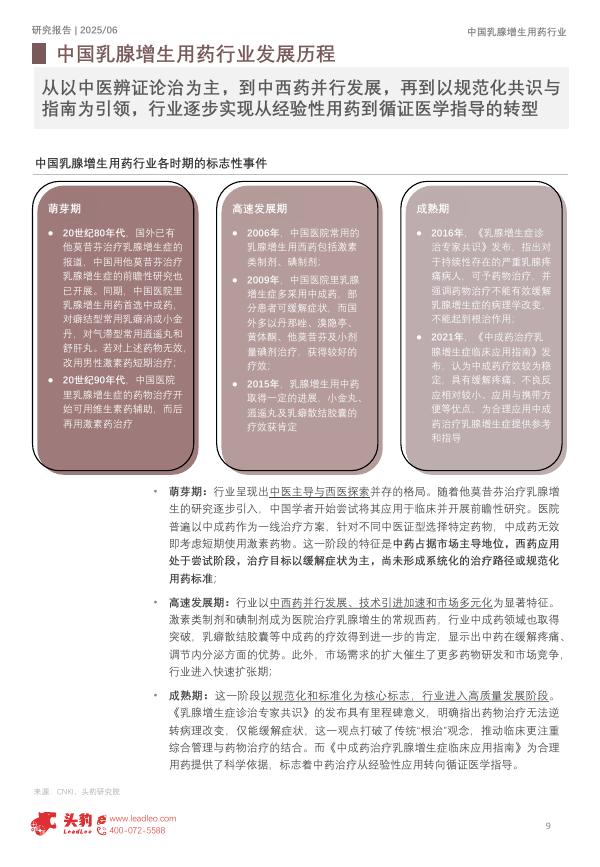 头豹研究院：2025年中国乳腺增生用药行业概览：当“她未言说”的疼痛被听见，中国女性健康市场是否已按下“加速键”？_第9页