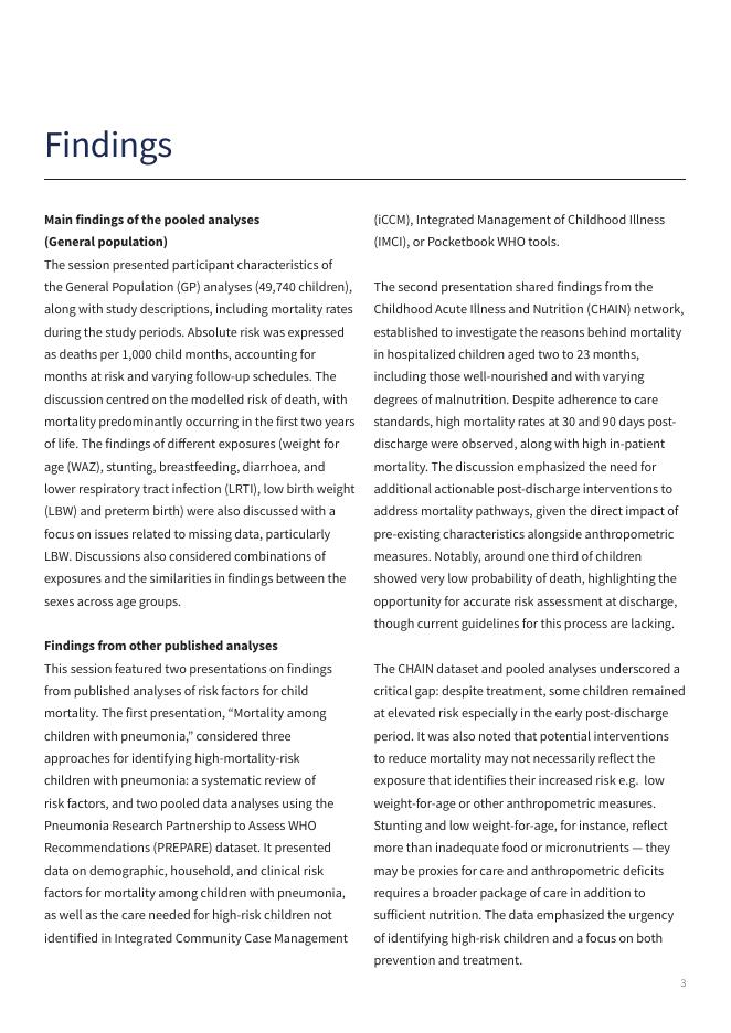 WHO世界卫生组织：2025年新生儿和儿童健康项目及研究的风险分层分析会议报告（英文版）_第6页