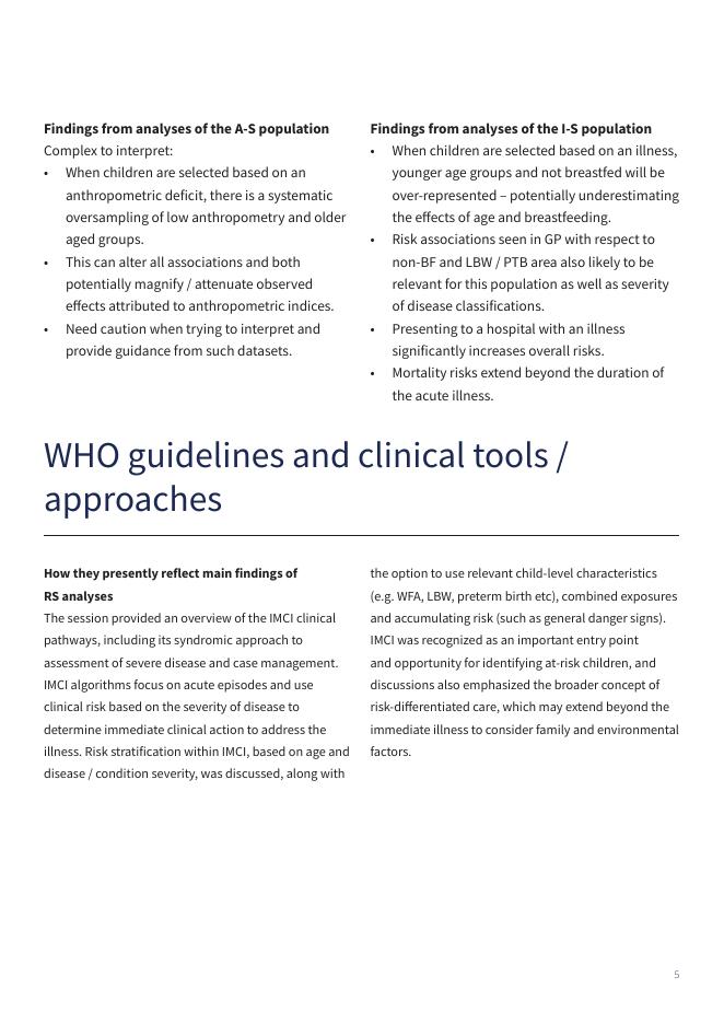 WHO世界卫生组织：2025年新生儿和儿童健康项目及研究的风险分层分析会议报告（英文版）_第8页