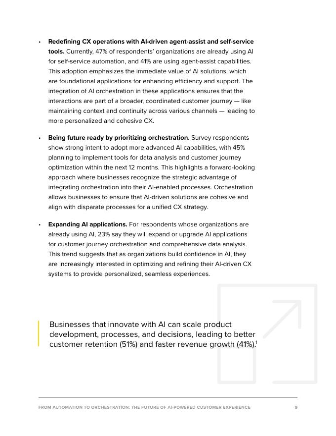 Avaya&Forrester：2025年从自动化到编排：人工智能驱动的客户体验未来报告（英文版）_第9页