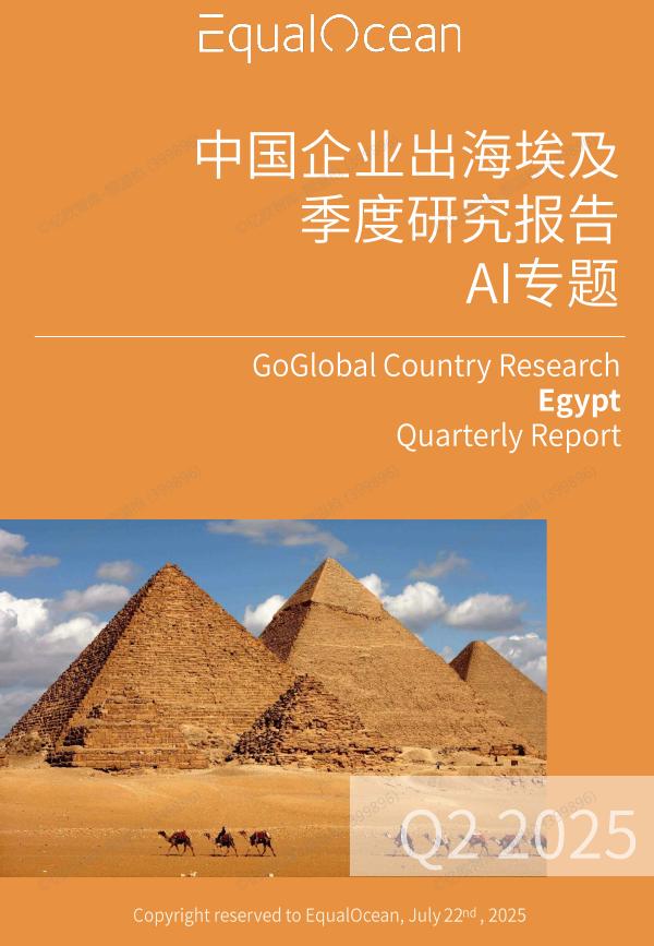 EqualOcean：2025年Q2中国企业出海埃及季度研究报告-AI专题海报