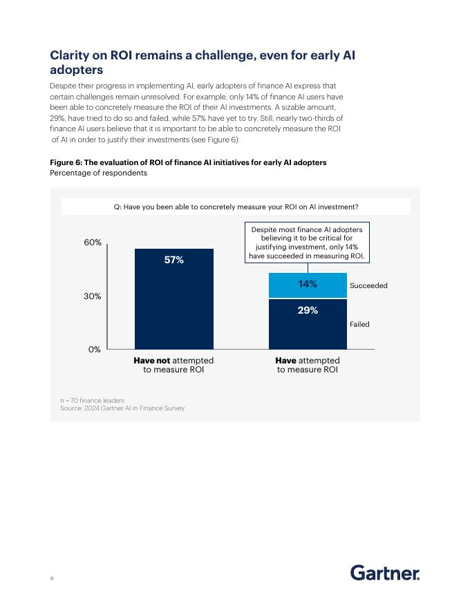 Gartner：2025年金融领域人工智能早期应用者经验启示报告（英文版）_第9页