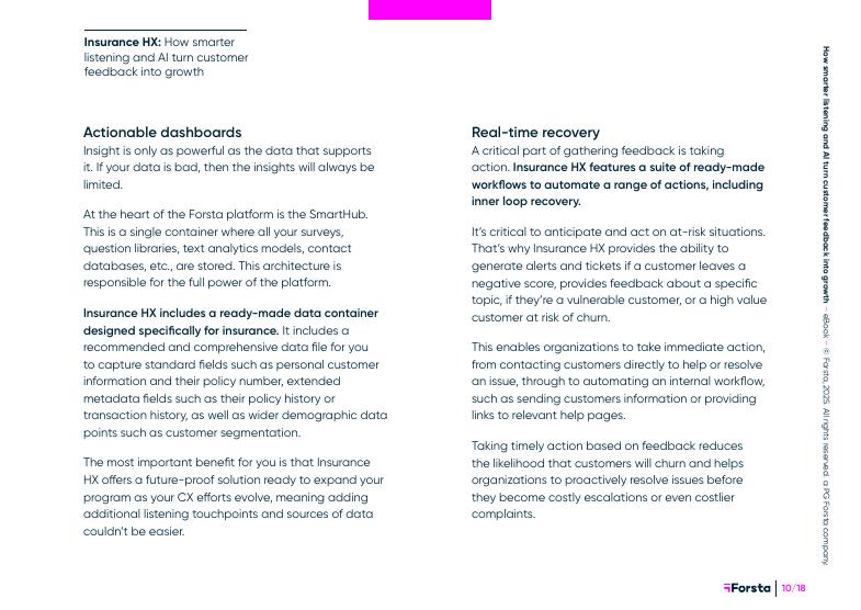 Forsta：2025年更聪明的倾听和人工智能如何将客户反馈转化为增长报告（英文版）_第10页