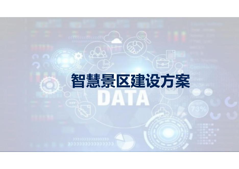 智慧景区建设方案海报