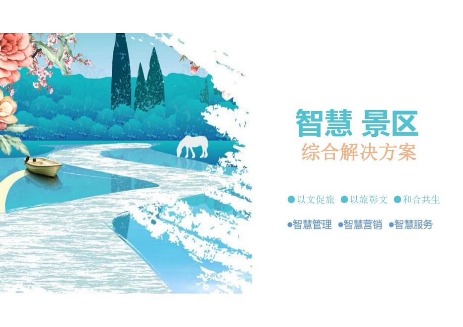 智慧景区综合解决方案海报