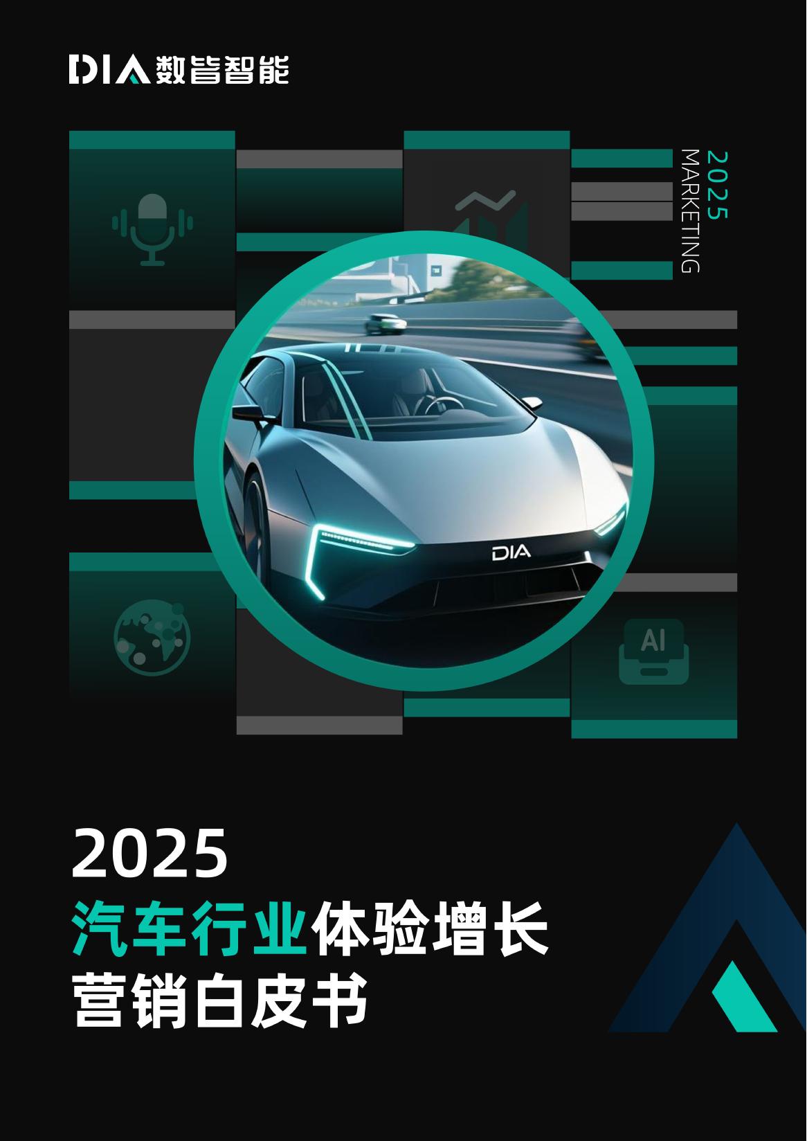 DIA数皆智能：2025年汽车行业体验增长营销白皮书海报