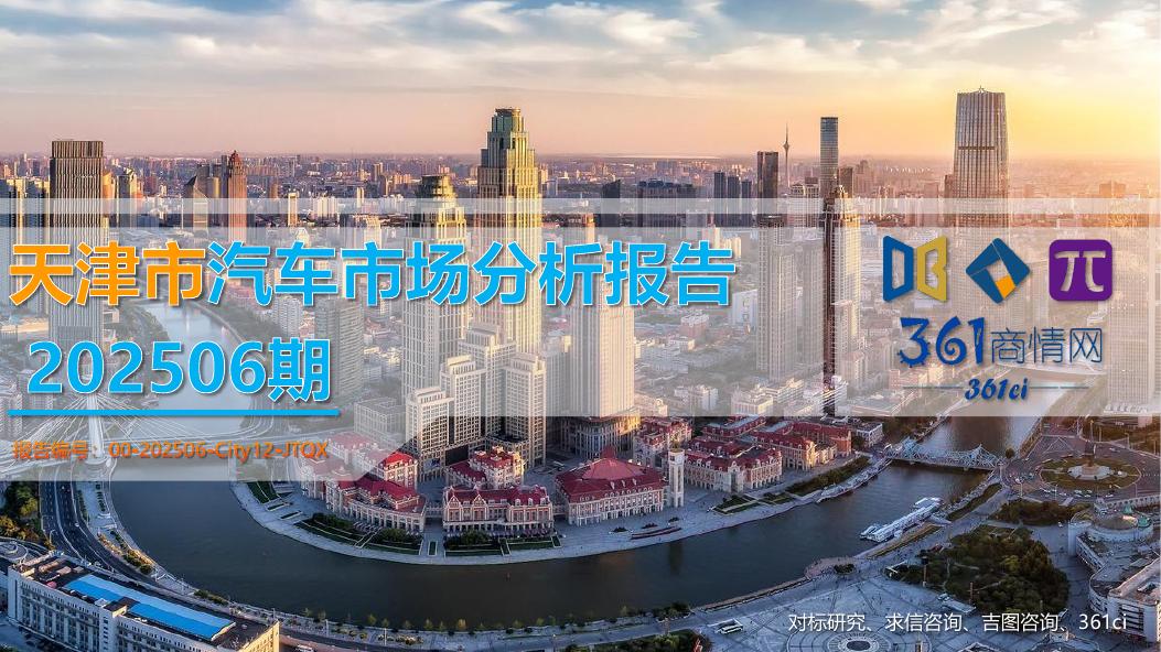 吉图咨询：天津市汽车市场分析报告（2025年第6期）海报