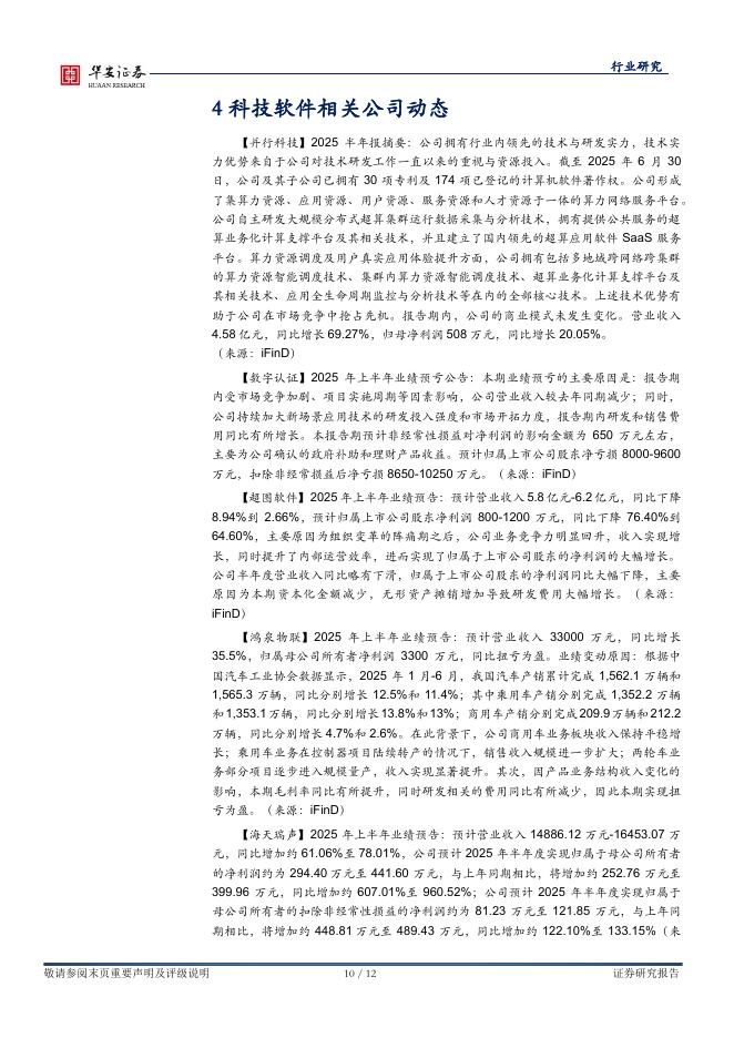 华安证券：全球科技（计算机）行业周报：世界人工智能大会（WAIC）召开展现AI产业新机遇_第10页