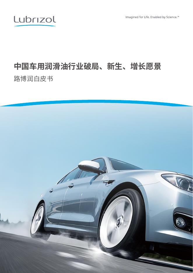 Lubrizol路博润：2025年中国车用润滑油行业破局、新生、增长愿景白皮书海报
