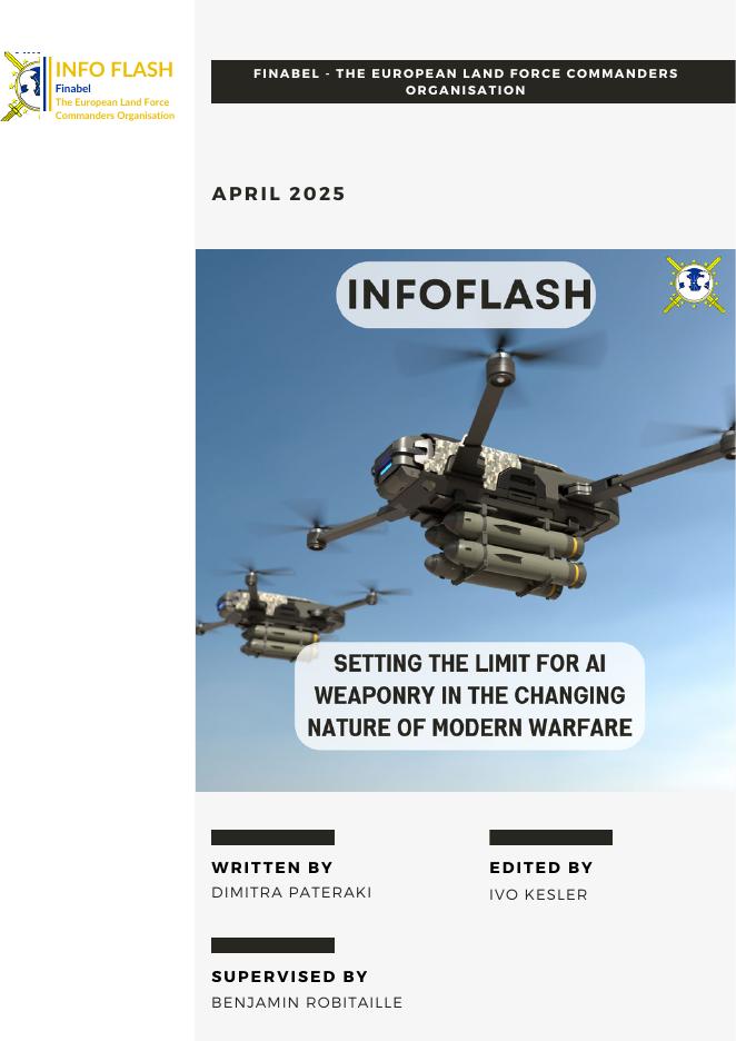 INF FLASH：2025年设定人工智能武器在现代战争形态演变中的边界报告（英文版）海报
