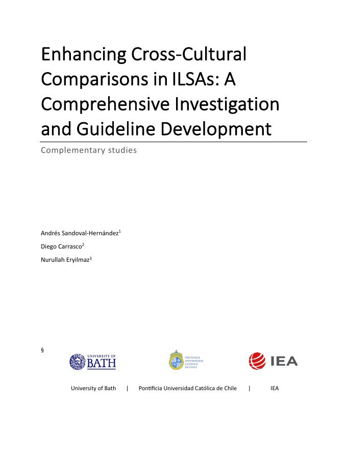 国际教育成就评价协会（IEA）：2025年增强ILSAS中的跨文化比较：全面调查与指南制定补充研究报告（英文版）海报