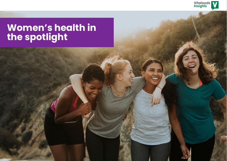Vitafoods Europe：2025年女性健康研究报告：挑战及定制化健康方案（英文版）_第1页