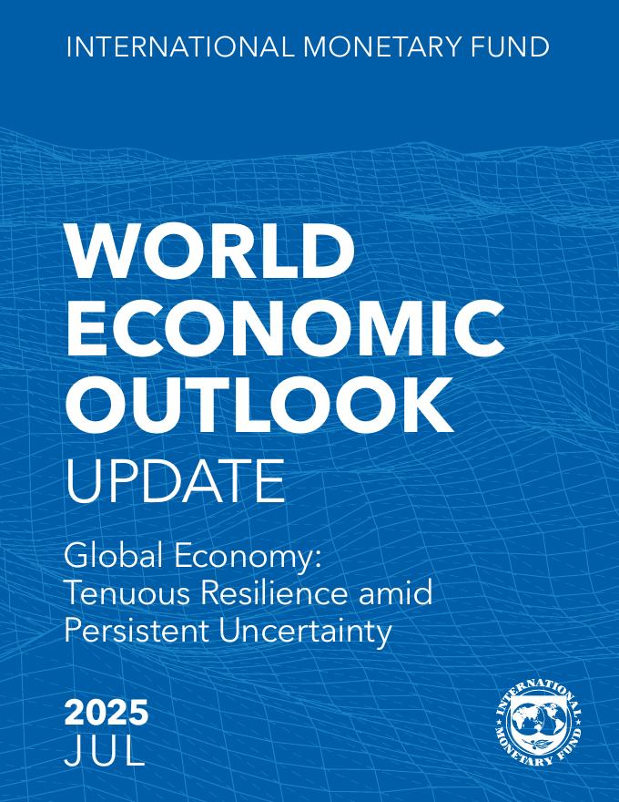 国际货币基金组织：2025年世界经济展望报告：持续不确定下的薄弱韧性 （7月刊）（英文版）海报