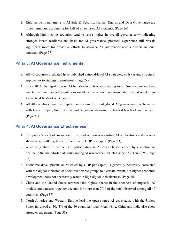 CLAI&Beijing-AISI：2025年全球人工智能治理评估指数报告（英文版）_第7页