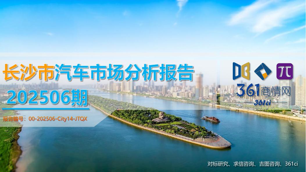 吉图咨询：长沙市汽车市场分析报告（2025年第6期）海报