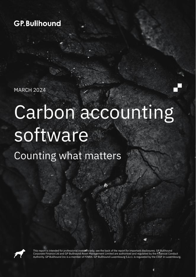 GP.Bullhound：2025年碳账户软件：统计重要的事物报告（英文版）海报