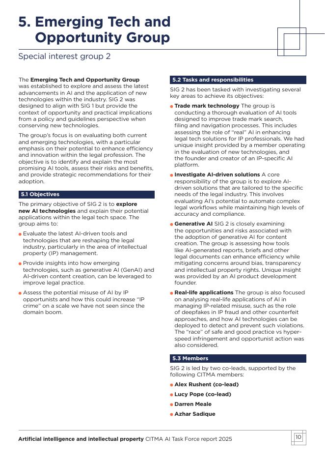 特许商标律师协会（CITMA）：2025年人工智能与知识产权研究报告（英文版）_第10页