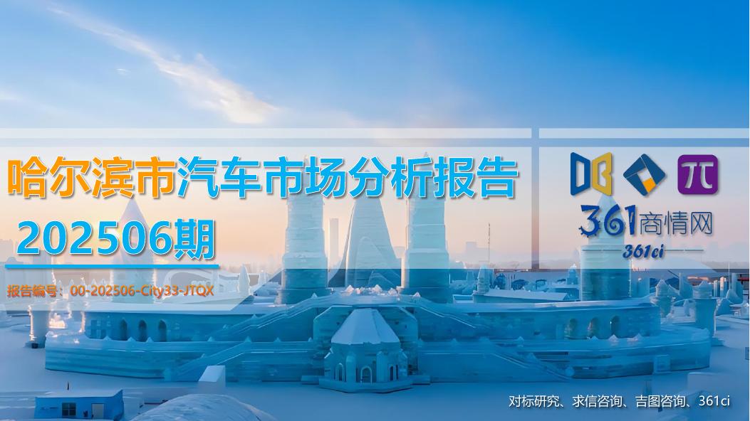 吉图咨询：哈尔滨市汽车市场分析报告（2025年第6期）海报