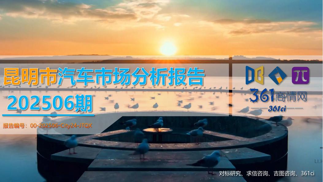 吉图咨询：昆明市汽车市场分析报告（2025年第6期）海报