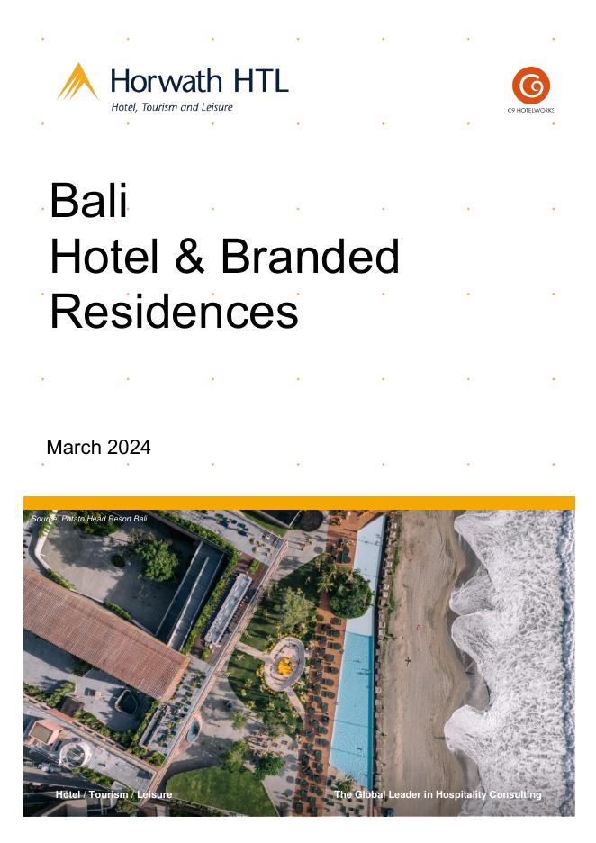 浩华CHAT：&C9 Hotelworks：2024年巴厘岛酒店及品牌住宅研究报告（英文版）海报
