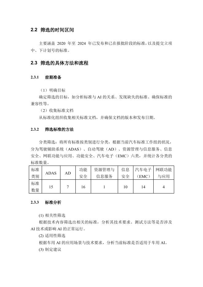 全国汽车标准化技术委员会：2025年车用人工智能标准适用性研究报告_第7页