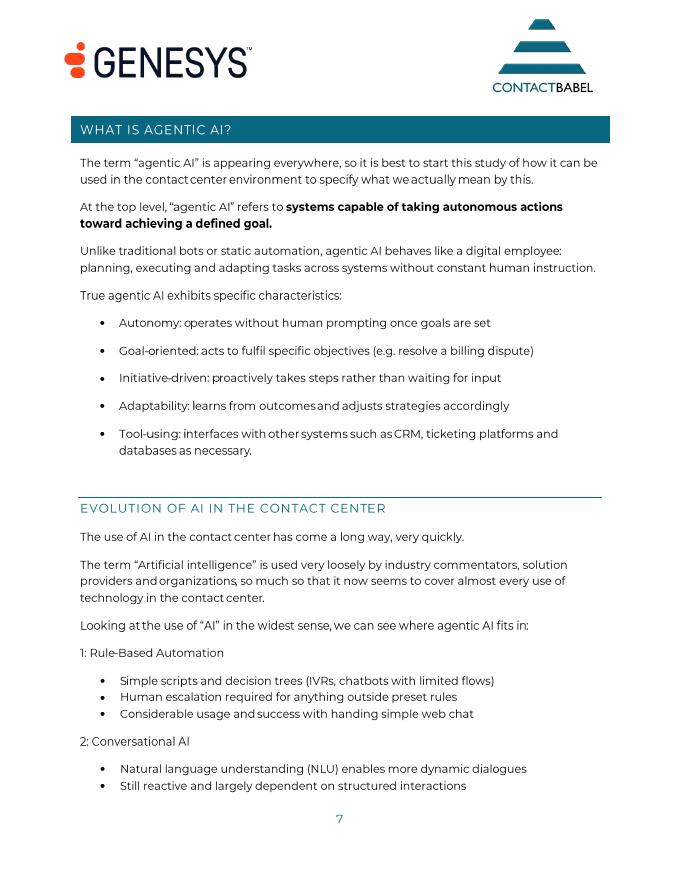 Talkdesk：2025年内圈指南：代理型人工智能报告（英文版）_第7页