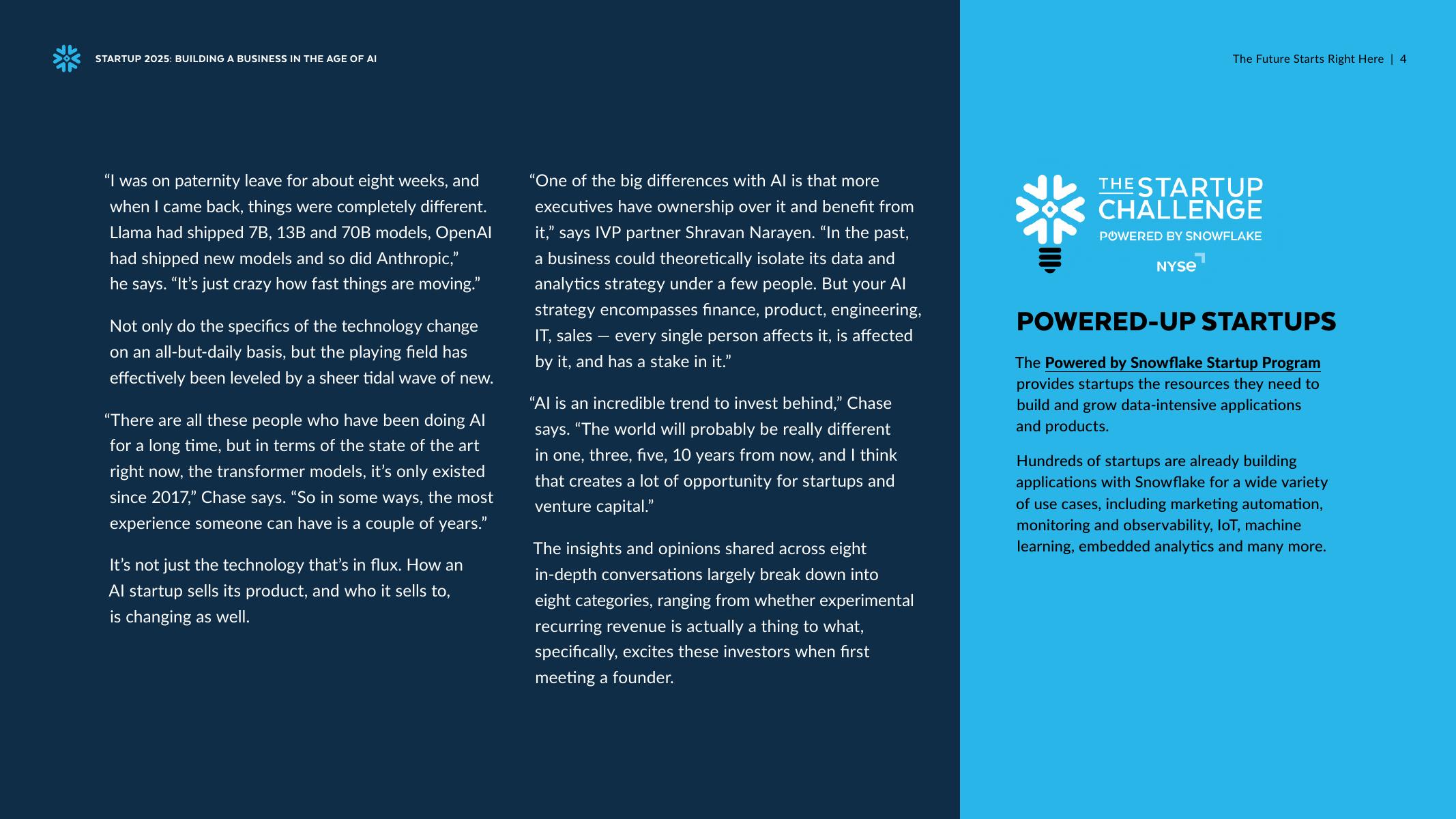 Snowflake：2025年创业人工智能时代创业报告（英文版）_第4页