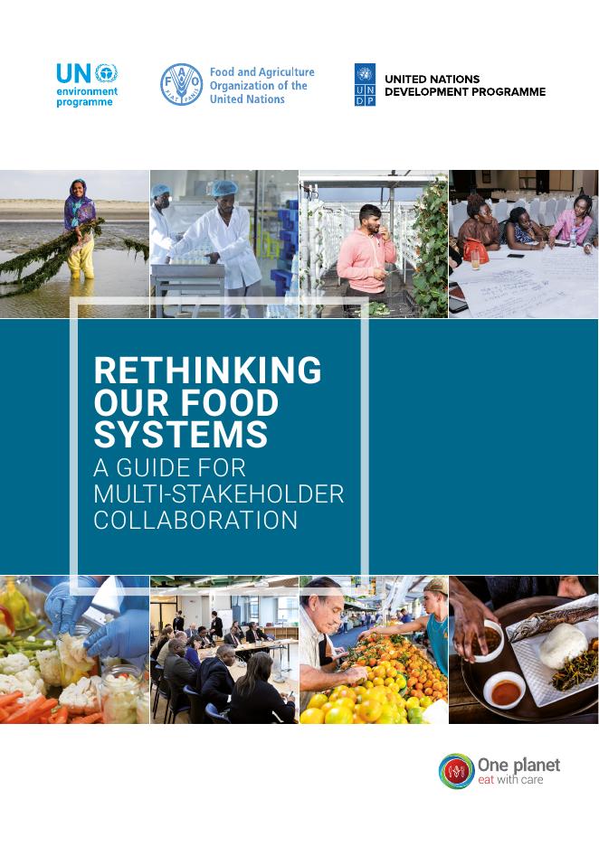 FAO联合国粮农组织：2023年重新思考我们的食品系统：多利益相关者合作指南报告（英文版）海报