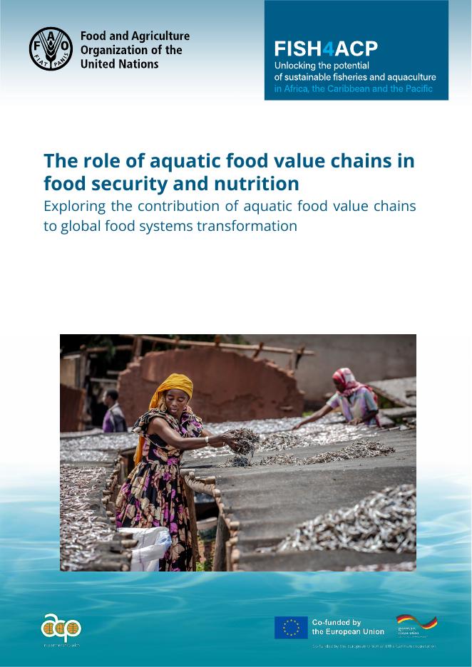 FAO联合国粮农组织：2025年水生食品价值链在粮食安全和营养中的作用报告（英文版）海报