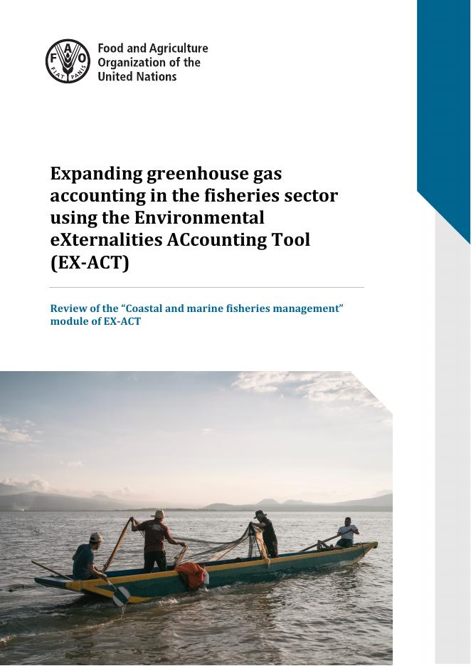 FAO联合国粮农组：2025年织利用环境外部性会计工具（EX-ACT）扩展渔业部门的温室气体排放会计报告（英文版）海报