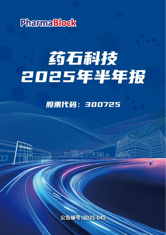 300725-药石科技：2025年半年度报告