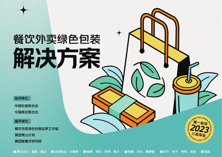 美团青山计划：2024年餐饮外卖绿色包装解决方案商家行动指南（第一阶段）海报